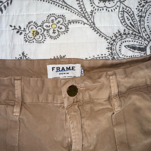 Frame Denim Khaki High Waist Shorts - Picture 4 of 6